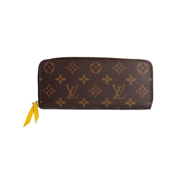 Louis Vuitton Monogram Zip Wallet Portefeuille Clemence Long - Picture 1 of 5